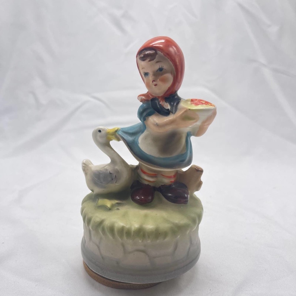 VTG Himark Goose girl music box